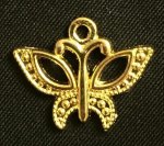 (image for) Gold Butterfly Charm 1